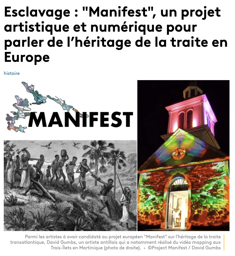 Le 1ère - Manifest Slave trade transatlantic history slavery