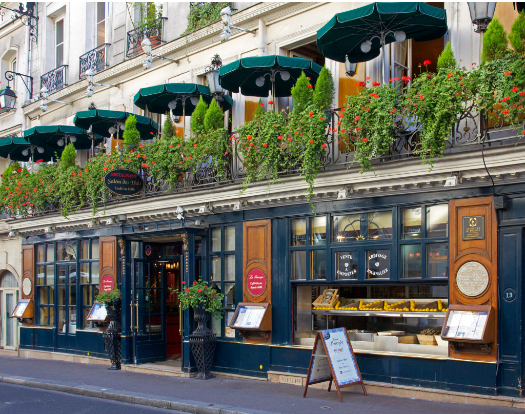 A Parisian café: Le Procope (EN, FR)