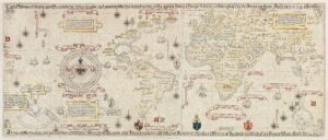 Planisphere of Diogo Ribeiro, 1529, Biblioteca Apostolica Vaticana, Roma, © Alamy.